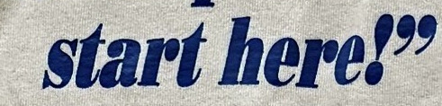 Recognize the font?