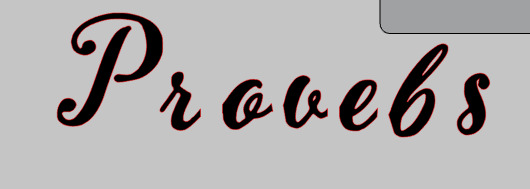 Provebs Font sample to identify the typeface on WhatFontIs