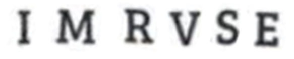 IMRV Font sample to identify the typeface on WhatFontIs