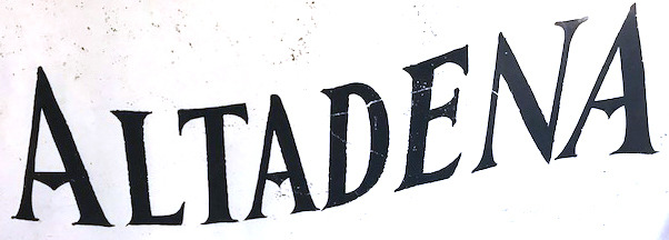 ALtadena Font sample to identify the typeface on WhatFontIs