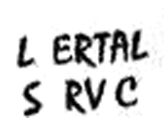 LERTAL Font sample to identify the typeface on WhatFontIs