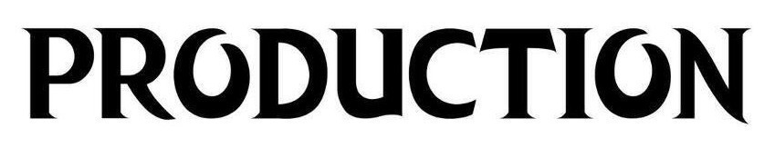 PRODUCTION Font sample to identify the typeface on WhatFontIs