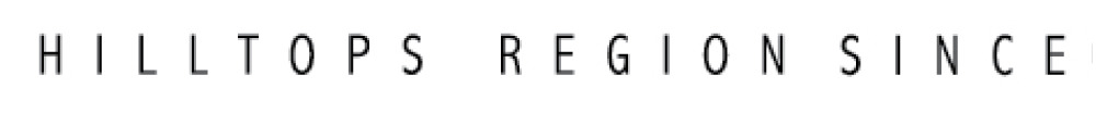 HILLTOPS REGION SINCE Font sample to identify the typeface on WhatFontIs