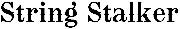 Western font of some kind