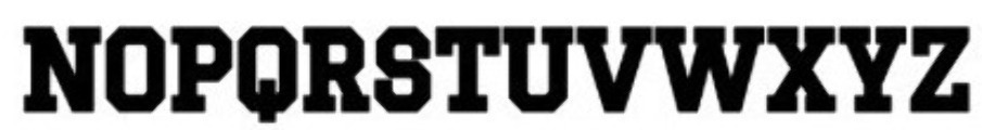 Varsity font Font sample to identify the typeface on WhatFontIs
