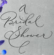 Bridal shower font