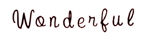 Wonderful Font sample to identify the typeface on WhatFontIs