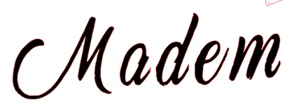 Madem Font sample to identify the typeface on WhatFontIs