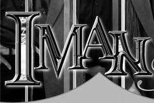 IMAN Font sample to identify the typeface on WhatFontIs