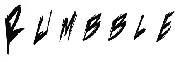 RUMBBLE Font sample uploaded by 07n156 to identify the typeface on WhatFontIs