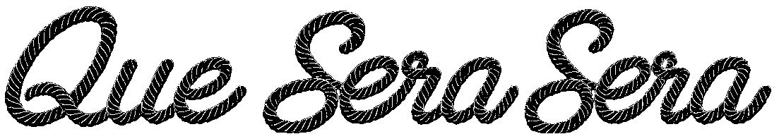 Que Sera Sera Font sample to identify the typeface on WhatFontIs