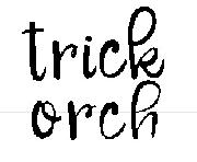 trick font