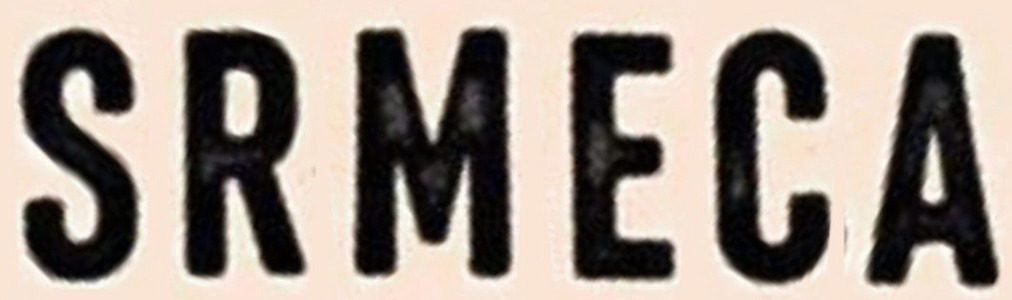 SRMECA Font sample to identify the typeface on WhatFontIs