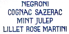 Bavette's Font Font sample to identify the typeface on WhatFontIs