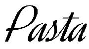 Need font name (Pasta) Font sample uploaded by smi to identify the typeface on WhatFontIs