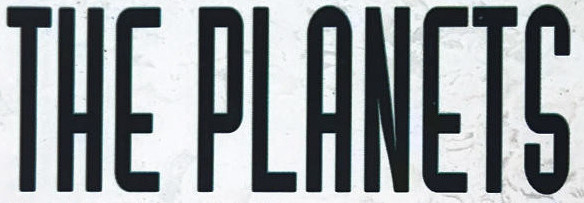 The Planets Font sample to identify the typeface on WhatFontIs
