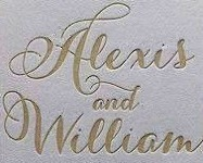 Busco la fuente en que esta escrito Alexis y william Font sample to identify the typeface on WhatFontIs