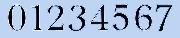 Numbers from what font? Font sample uploaded by root to identify the typeface on WhatFontIs