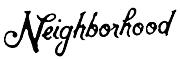 neighborhood font? Font sample uploaded by tozier9 to identify the typeface on WhatFontIs
