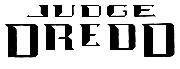 Judge Dredd DC logo. What the font?