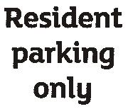Resident parking only Font sample uploaded by kingkahlua to identify the typeface on WhatFontIs