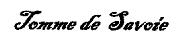 Tomme de Savoie Font sample uploaded by JOUVE to identify the typeface on WhatFontIs