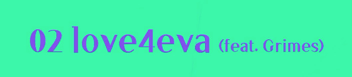 LOONA teaser Font