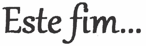 Este fim Font sample to identify the typeface on WhatFontIs
