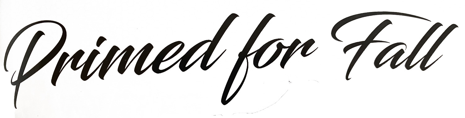 Primed for fall Font sample to identify the typeface on WhatFontIs