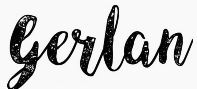 Gerlan Font Font sample to identify the typeface on WhatFontIs