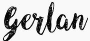 Gerlan Font Font sample uploaded by AshDesigns to identify the typeface on WhatFontIs