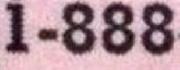 1-888 Number Font