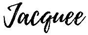 Jacquee - font name