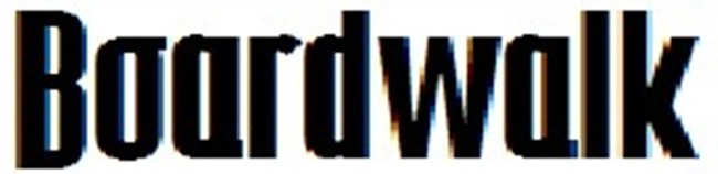 Boardwalk Font sample to identify the typeface on WhatFontIs