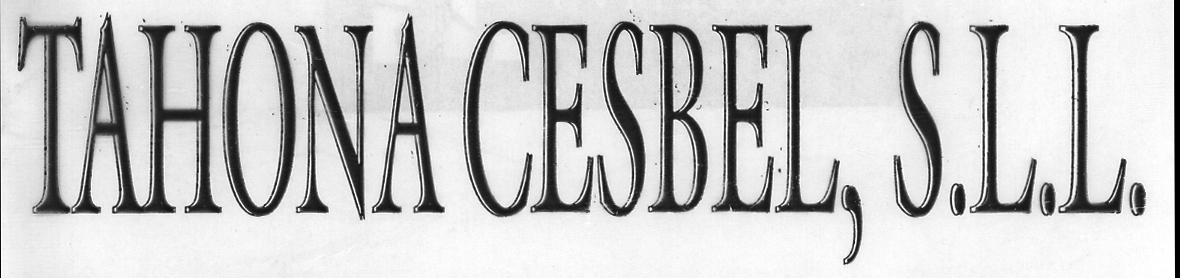 TAHONA CESBEL Font sample to identify the typeface on WhatFontIs