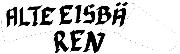 ALTE EISB&Atilde;&bdquo;REN Font sample uploaded by RainervomRhein to identify the typeface on WhatFontIs