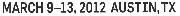 Font for the supporting text in the 2012 SXSW Logo