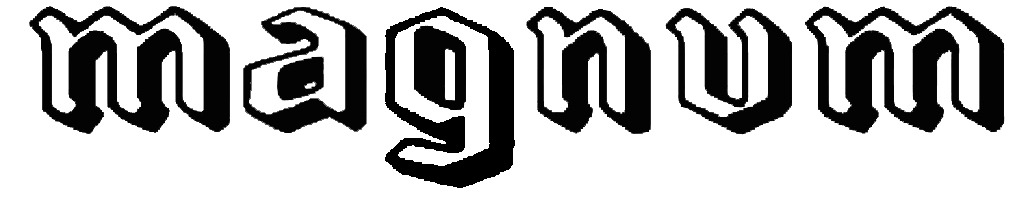 magnum Font sample to identify the typeface on WhatFontIs