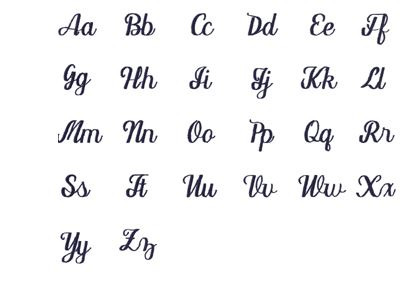 Script Font sample to identify the typeface on WhatFontIs