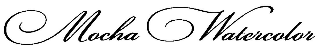 Mocha Watercolor Font sample to identify the typeface on WhatFontIs