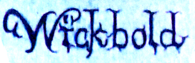 Wickbold Font sample to identify the typeface on WhatFontIs