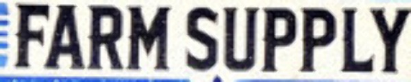 FARM SUPPLY Font sample to identify the typeface on WhatFontIs