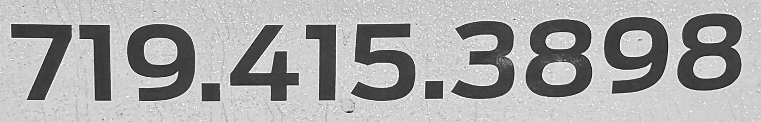 Phone Number Font Font sample to identify the typeface on WhatFontIs