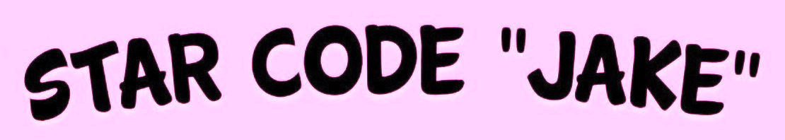 Star Code Jake Font sample to identify the typeface on WhatFontIs