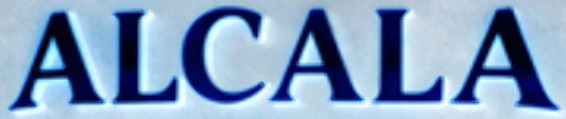 ALCALA Font sample to identify the typeface on WhatFontIs