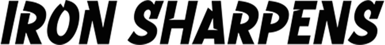 Iron Sharpens Font sample to identify the typeface on WhatFontIs