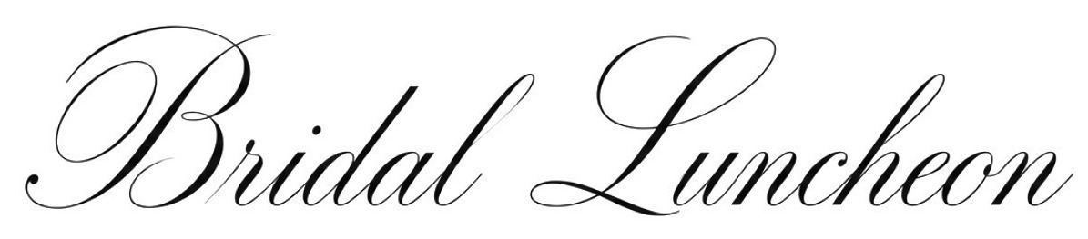Bridal Luncheon Font sample to identify the typeface on WhatFontIs