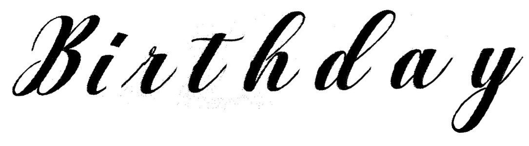 Birthday Font Font sample to identify the typeface on WhatFontIs
