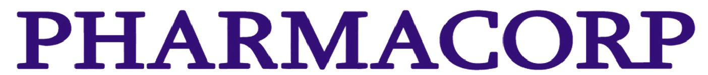 Font of PHARMACORP Logo
