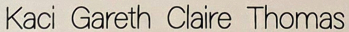 Recognize the font?